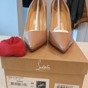 Nude Christian Louboutin heels